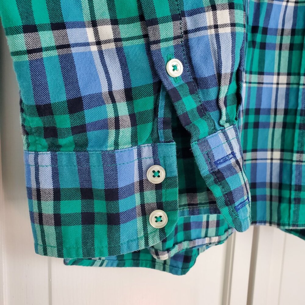 Talbots Classic Cotton Shirt - Singing Plaid XL - Picture 3 of 11